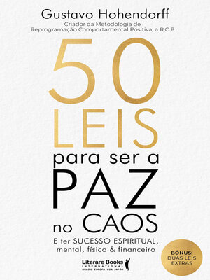 cover image of 50 leis para ser a paz no caos
